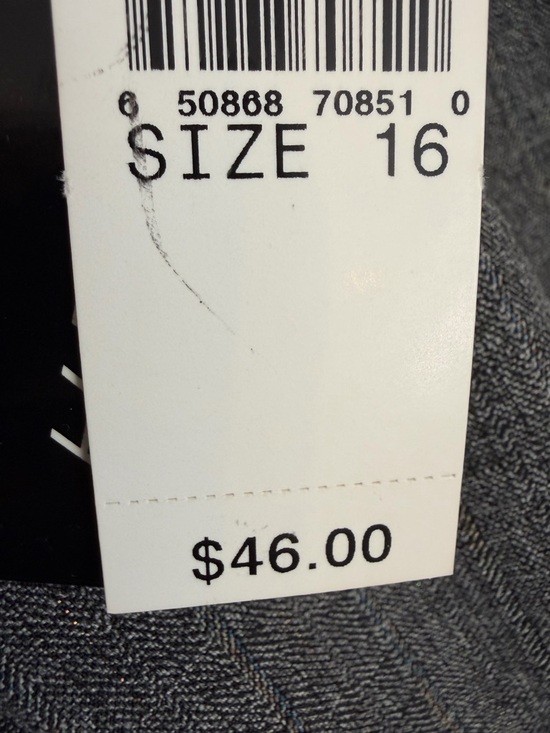 A. BYER CULOTTES Grey Stretch Classic Size 16 - Picture 6 of 13